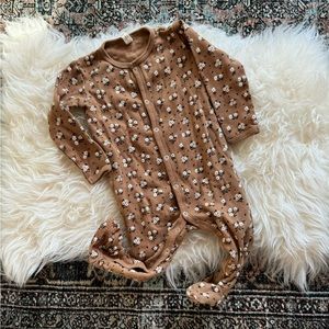 Q By Quincy Rust Floral Jammie